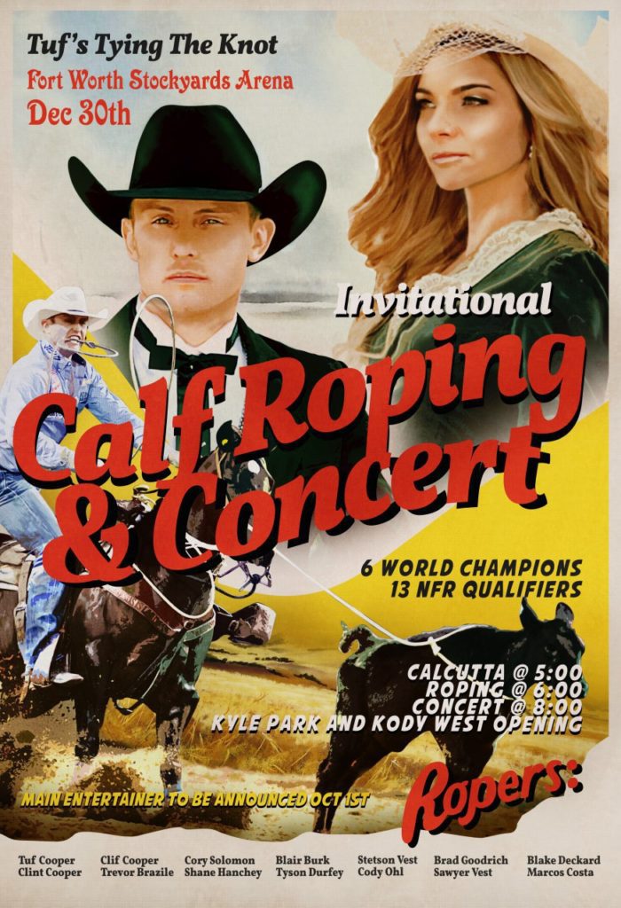 Calf Roping Poster