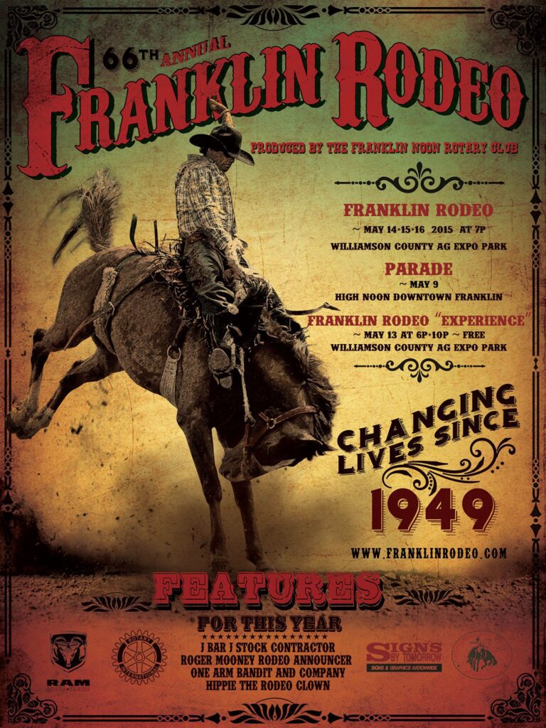 Franklin Rodeo Poster